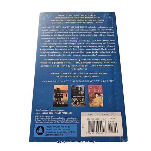 Twenty-one days by Anne Perry Ballantine books isbn 9780399179907 - Picture 3 of 5